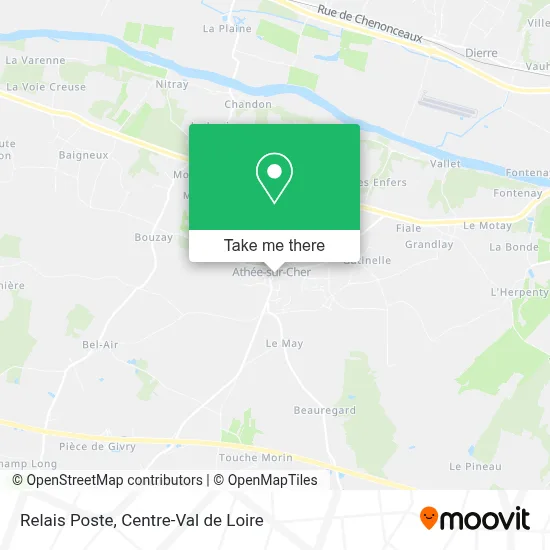 Relais Poste map