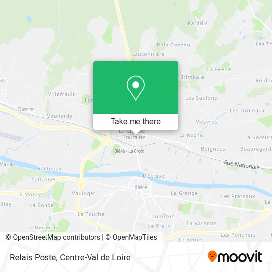 Relais Poste map
