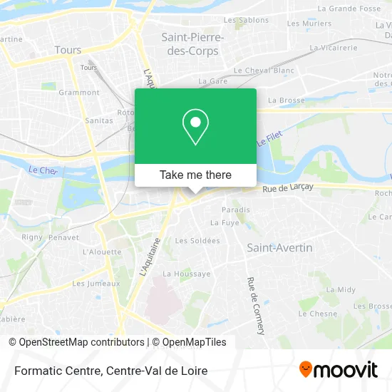 Formatic Centre map