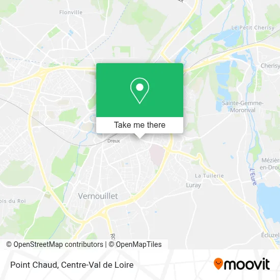 Point Chaud map