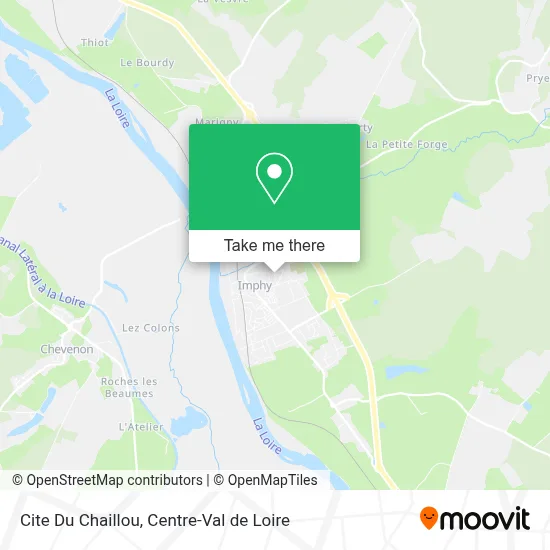 Cite Du Chaillou map