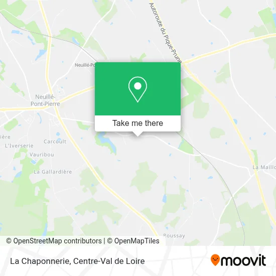 La Chaponnerie map