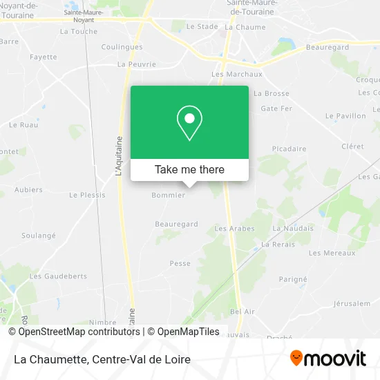 La Chaumette map