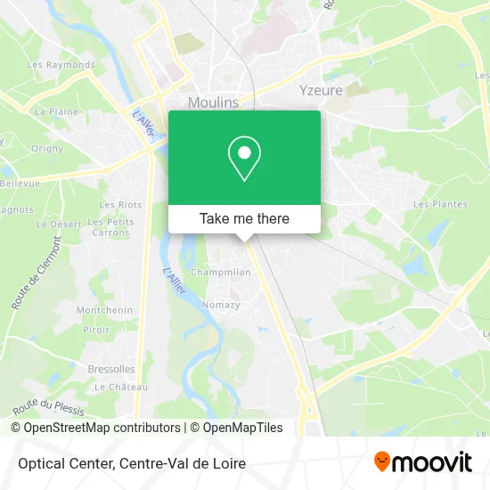 Optical Center map
