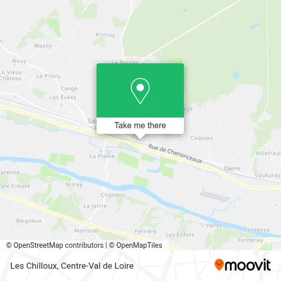 Les Chilloux map