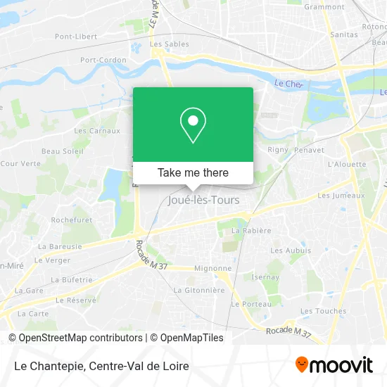Le Chantepie map