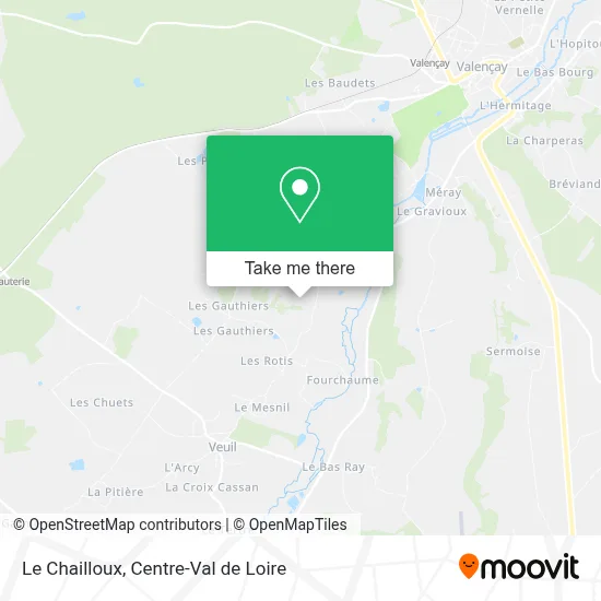 Le Chailloux map