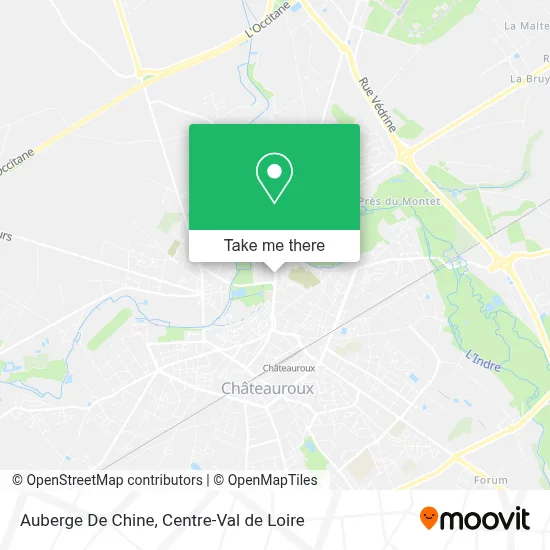 Auberge De Chine map