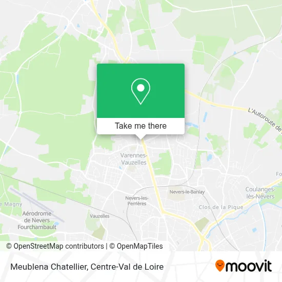 Meublena Chatellier map