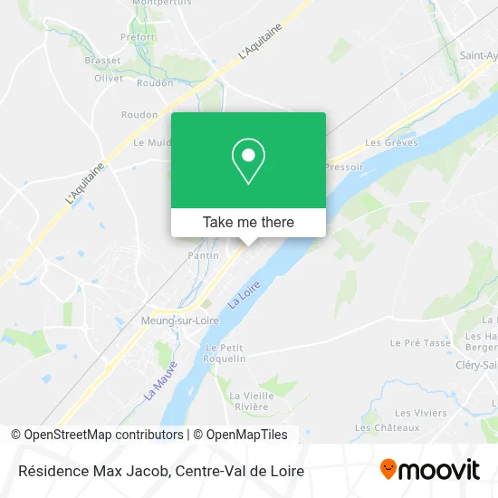 Résidence Max Jacob map