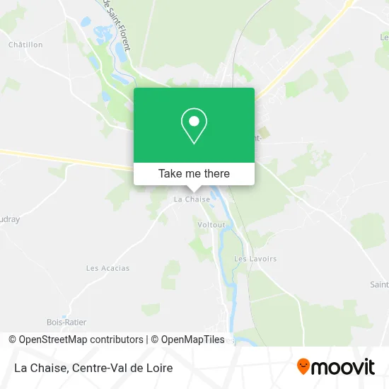 La Chaise map