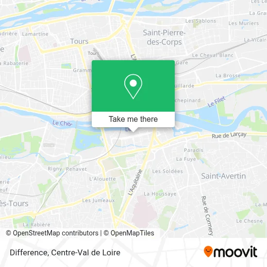 Différence map