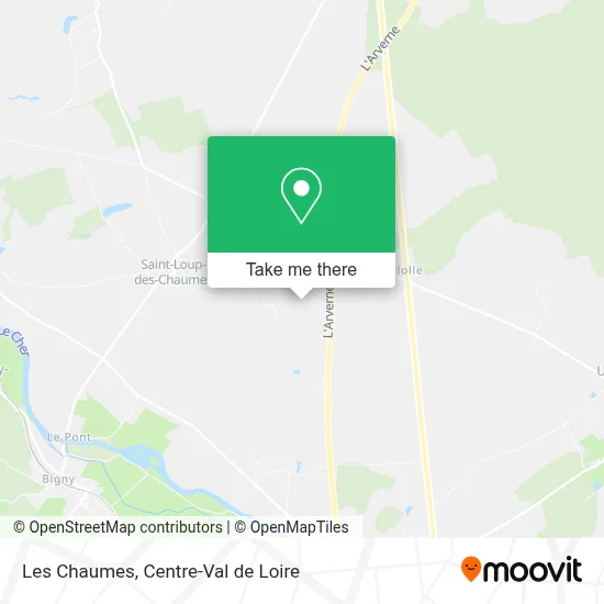 Les Chaumes map