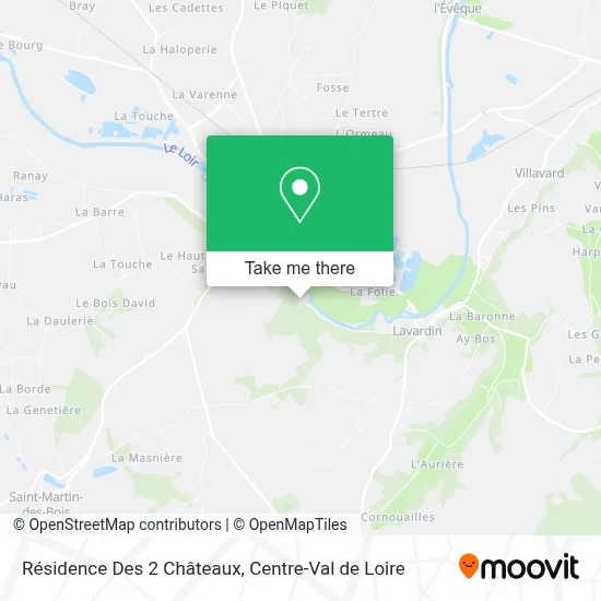 Résidence Des 2 Châteaux map