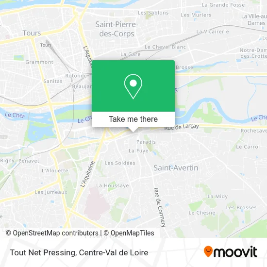 Tout Net Pressing map