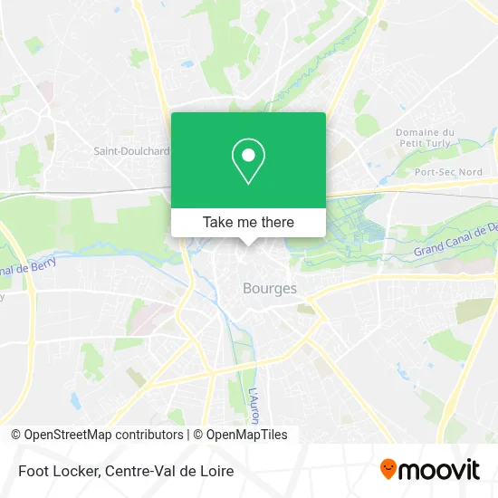 Foot Locker map