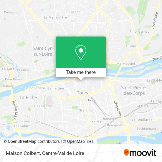 Maison Colbert map