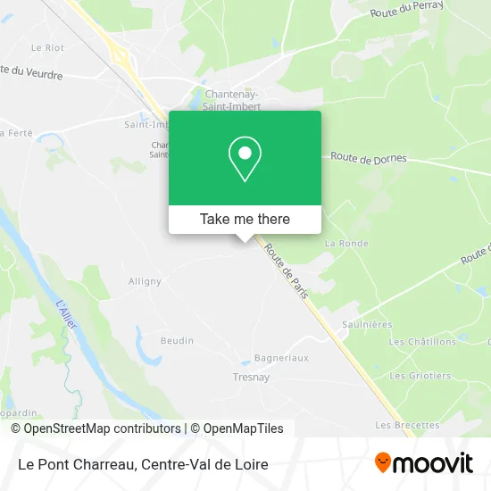 Le Pont Charreau map