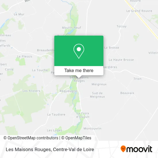 Les Maisons Rouges map