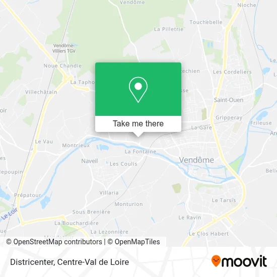 Districenter map