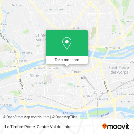 Le Timbre Poste map