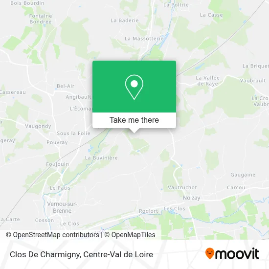 Clos De Charmigny map
