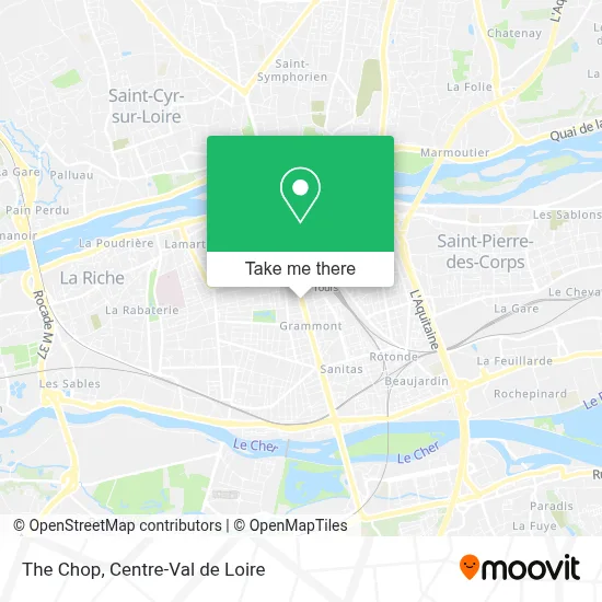 La Chope map