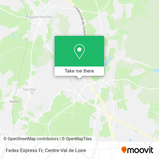 Fedex Express Fr map