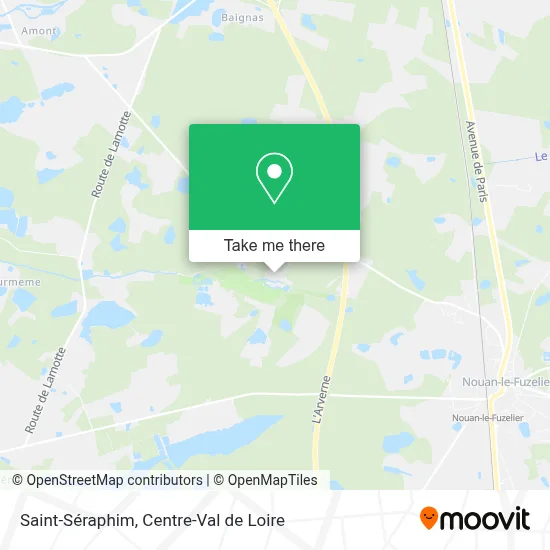 Saint-Séraphim map