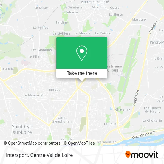Intersport map