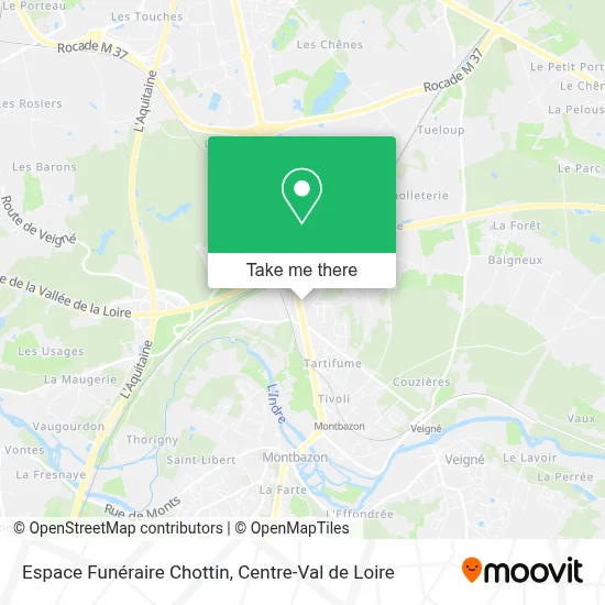 Espace Funéraire Chottin map
