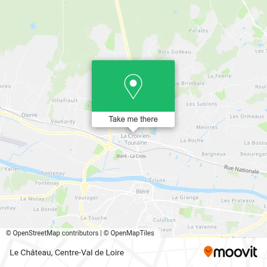Le Château map