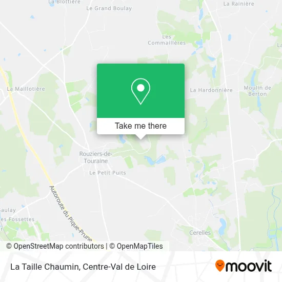 La Taille Chaumin map