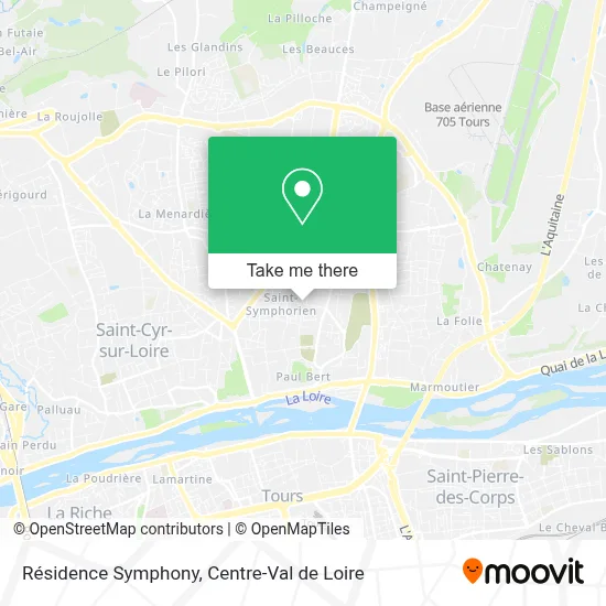 Résidence Symphony map