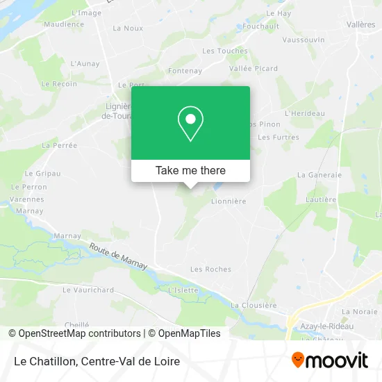 Le Châtillon map
