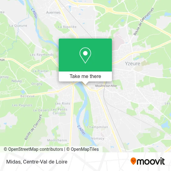 Midas map