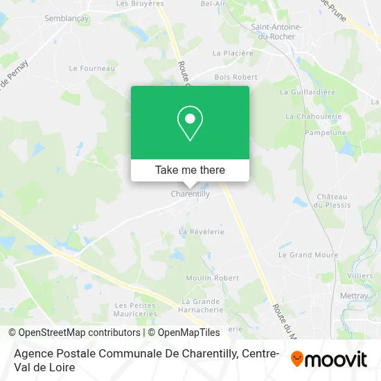 Agence Postale Communale De Charentilly map