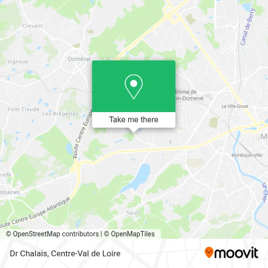 Dr Chalais map