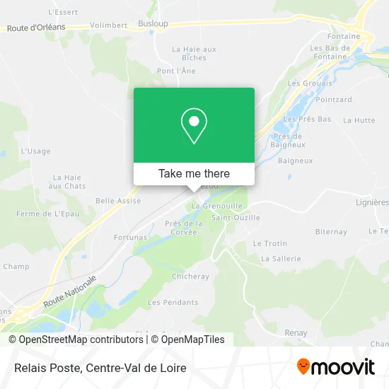 Relais Poste map