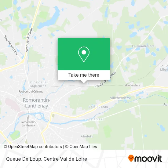 Queue De Loup map