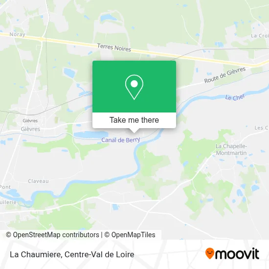 La Chaumiere map