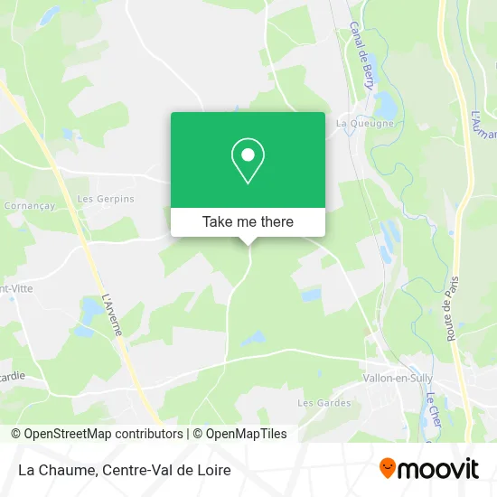 La Chaume map