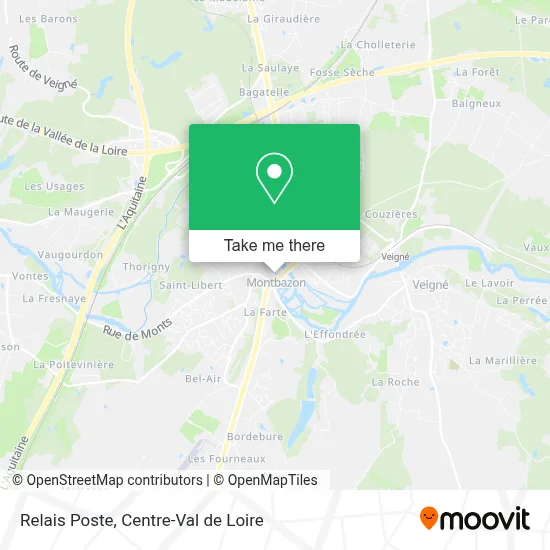 Relais Poste map