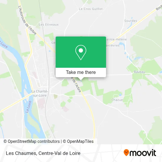 Les Chaumes map