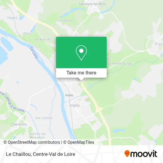 Le Chaillou map