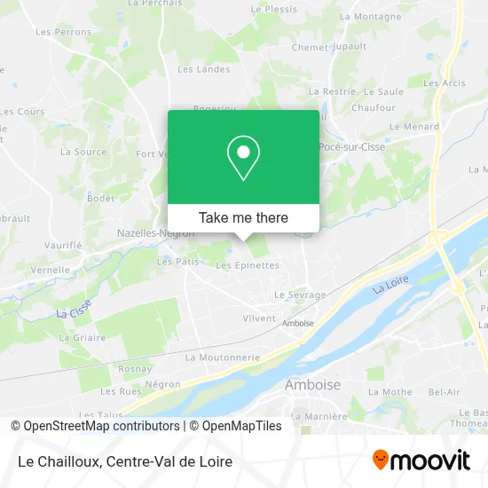 Le Chailloux map