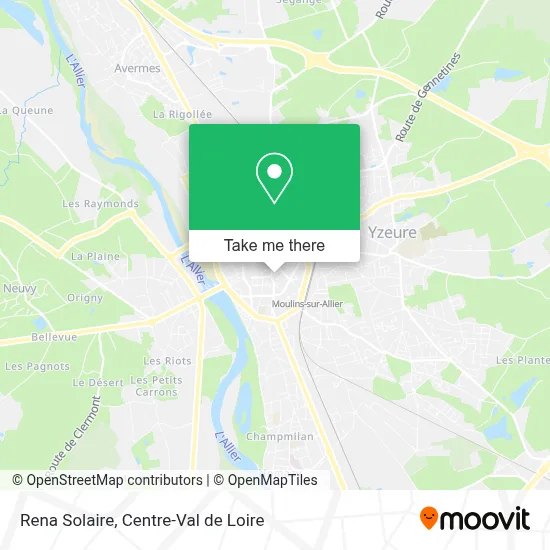 Rena Solaire map