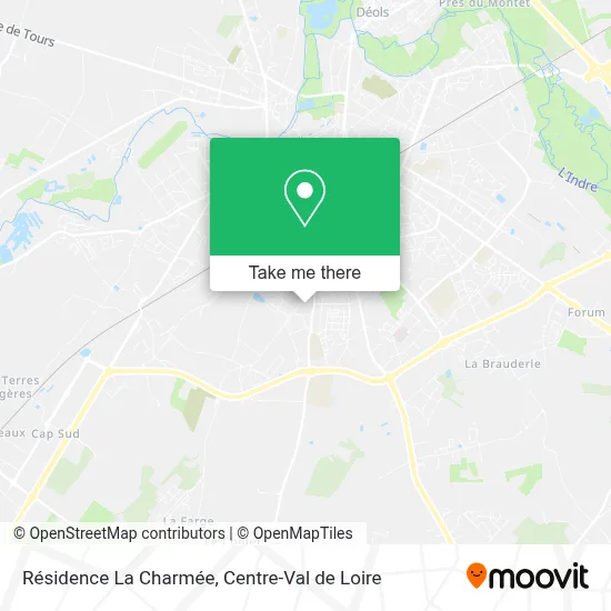 Résidence La Charmée map