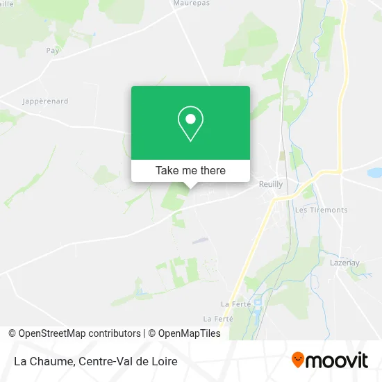 La Chaume map