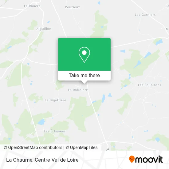 La Chaume map